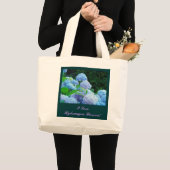 I Liebehydrangea-Blumen! Taschentaschen-Geschenke Jumbo Stoffbeutel (Vorderseite (Produkt))