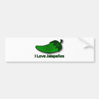 I LiebeJalapenos Autoaufkleber