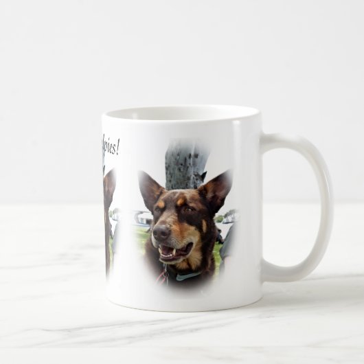 I Liebekelpies-Kaffee-Tasse Kaffeetasse (Rechts)