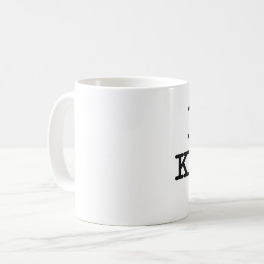 I LiebeKudos Kaffeetasse (Vorderseite Links)