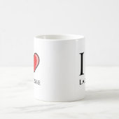 I LiebeLacrosse Kaffeetasse (Mittel)