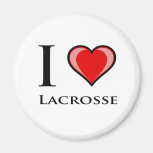 I LiebeLacrosse Magnet