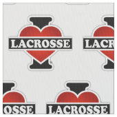 I LiebeLacrosse Stoff (Nahaufnahme)