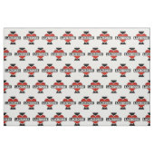 I LiebeLacrosse Stoff (Fat Quarter (45,7 x 55,9 cm))