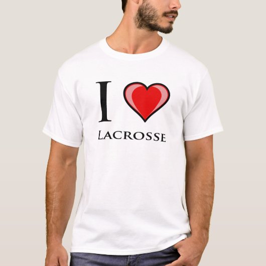 I LiebeLacrosse T-Shirt (Vorderseite)