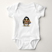I LiebeLatkesPenguin Baby Strampler (Vorderseite)