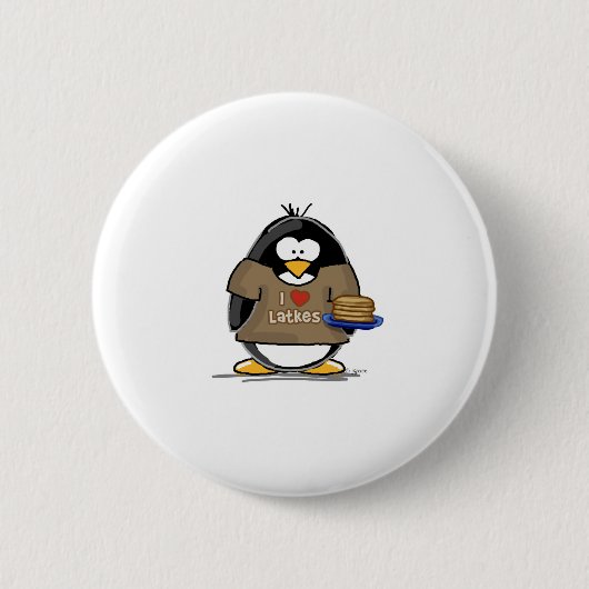 I LiebeLatkesPenguin Button (Vorderseite)