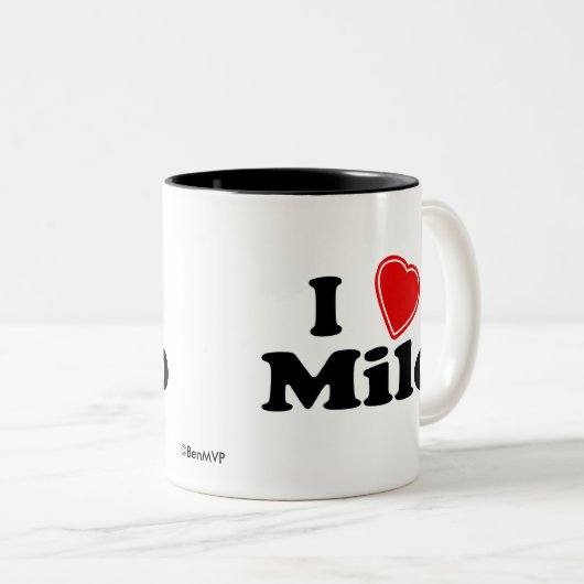 I LiebeMilo Zweifarbige Tasse (VorderseiteRechts)