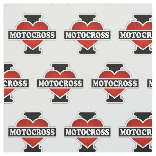 I LiebeMotocross Stoff (Muster)