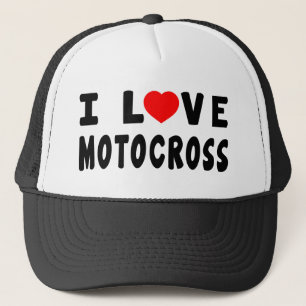 I LiebeMotocross Truckerkappe