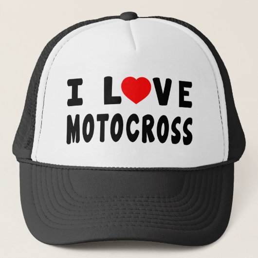 I LiebeMotocross Truckerkappe (Vorderseite)