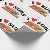 I Lieben Geschenkpapier (Ecke)