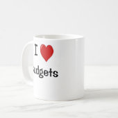 I Lieben - I Heftbudgets Kaffeetasse (Vorderseite Links)