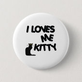 I Lieben ich Kitty Button (Vorderseite)