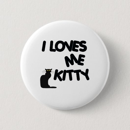 I Lieben ich Kitty Button (Vorderseite)