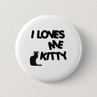 I Lieben ich Kitty Button