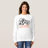 i Lieben mehr als Menschen Sweatshirt (Vorne ganz)