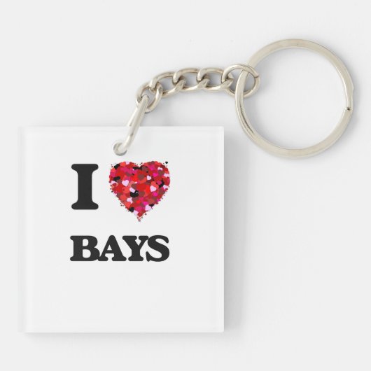 I Lieben Schlüsselanhänger (Rückseite)