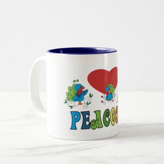 I LIEBEN ZWEIFARBIGE TASSE (Vorderseite Links)