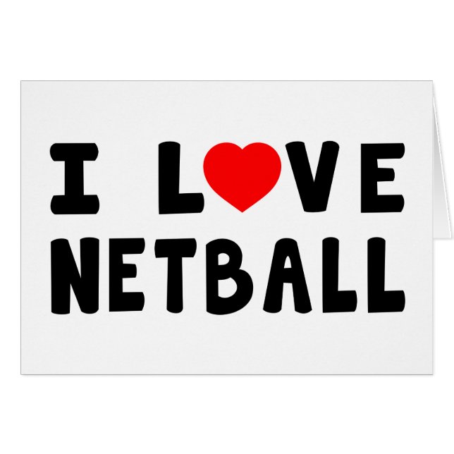 I LiebeNetball (Vorderseite (Horizontal))