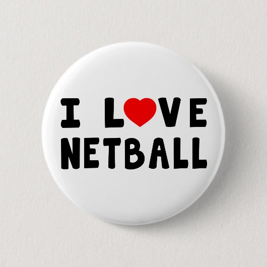 I LiebeNetball Button (Vorderseite)