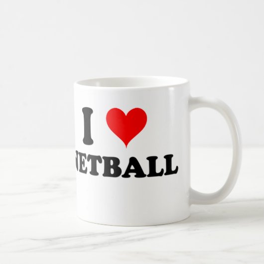I LiebeNetball Kaffeetasse (Rechts)