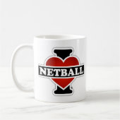 I LiebeNetball Kaffeetasse (Links)