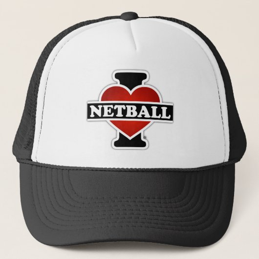 I LiebeNetball Truckerkappe (Vorderseite)