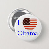 I Liebeobama-Knopf Button (Vorne & Hinten)