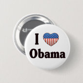 I Liebeobama-Knopf Button (Vorne & Hinten)