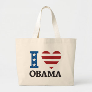 I Liebeobama-Tasche Jumbo Stoffbeutel