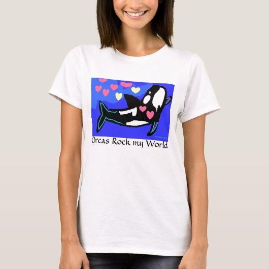 I Liebeorca-Wale T-Shirt (Vorderseite)