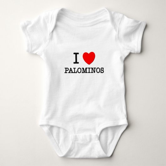 I LiebePalominos (Pferde) Baby Strampler (Vorderseite)
