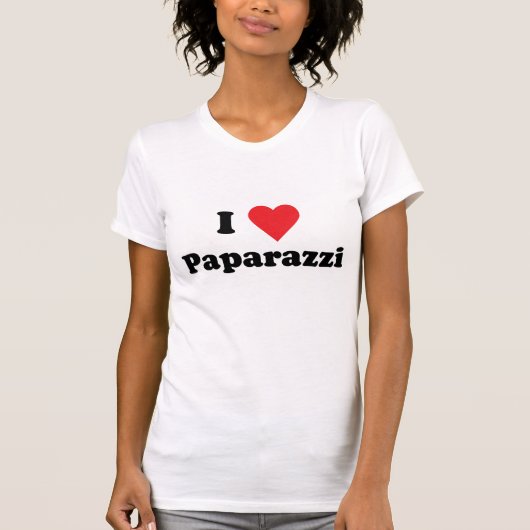 I Liebepaparazzi-Shirt T-Shirt (Vorderseite)