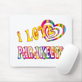 I LIEBEPARAKEETS MOUSEPAD (Mit Mouse)