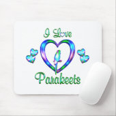 I LiebeParakeets Mousepad (Mit Mouse)