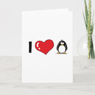 I LiebePenguins Karte