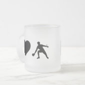 I LiebePing Pong Mattglastasse (Vorderseite Links)