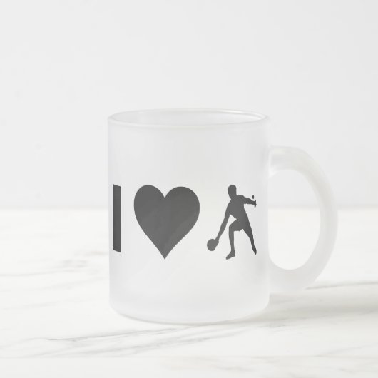 I LiebePing Pong Mattglastasse (Rechts)