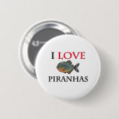 I LiebePiranhas Button (Vorne & Hinten)