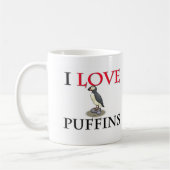I LiebePuffins Kaffeetasse (Links)