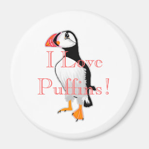 I LiebePuffins! Magnet