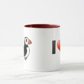 I LiebePuffins Tasse (Zentrum)