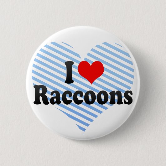 I LiebeRaccoons Button (Vorderseite)