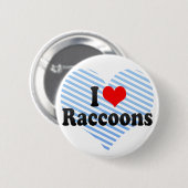 I LiebeRaccoons Button (Vorne & Hinten)