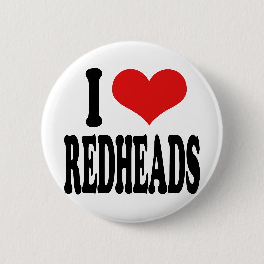 I LiebeRedheads Button (Vorderseite)