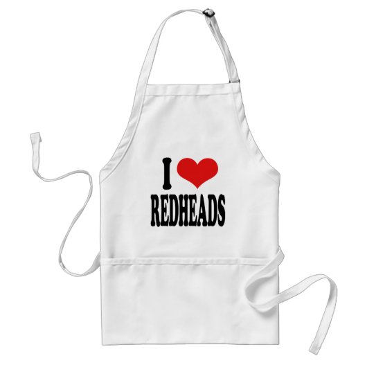 I LiebeRedheads Schürze (Vorne)