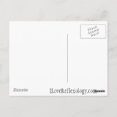 I Liebereflexology-Postkarte Postkarte (Rückseite)