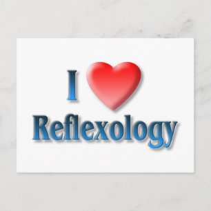 I Liebereflexology-Postkarte Postkarte