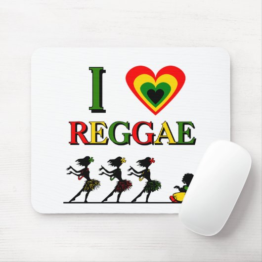 I LiebeReggae Mousepad (Mit Mouse)
